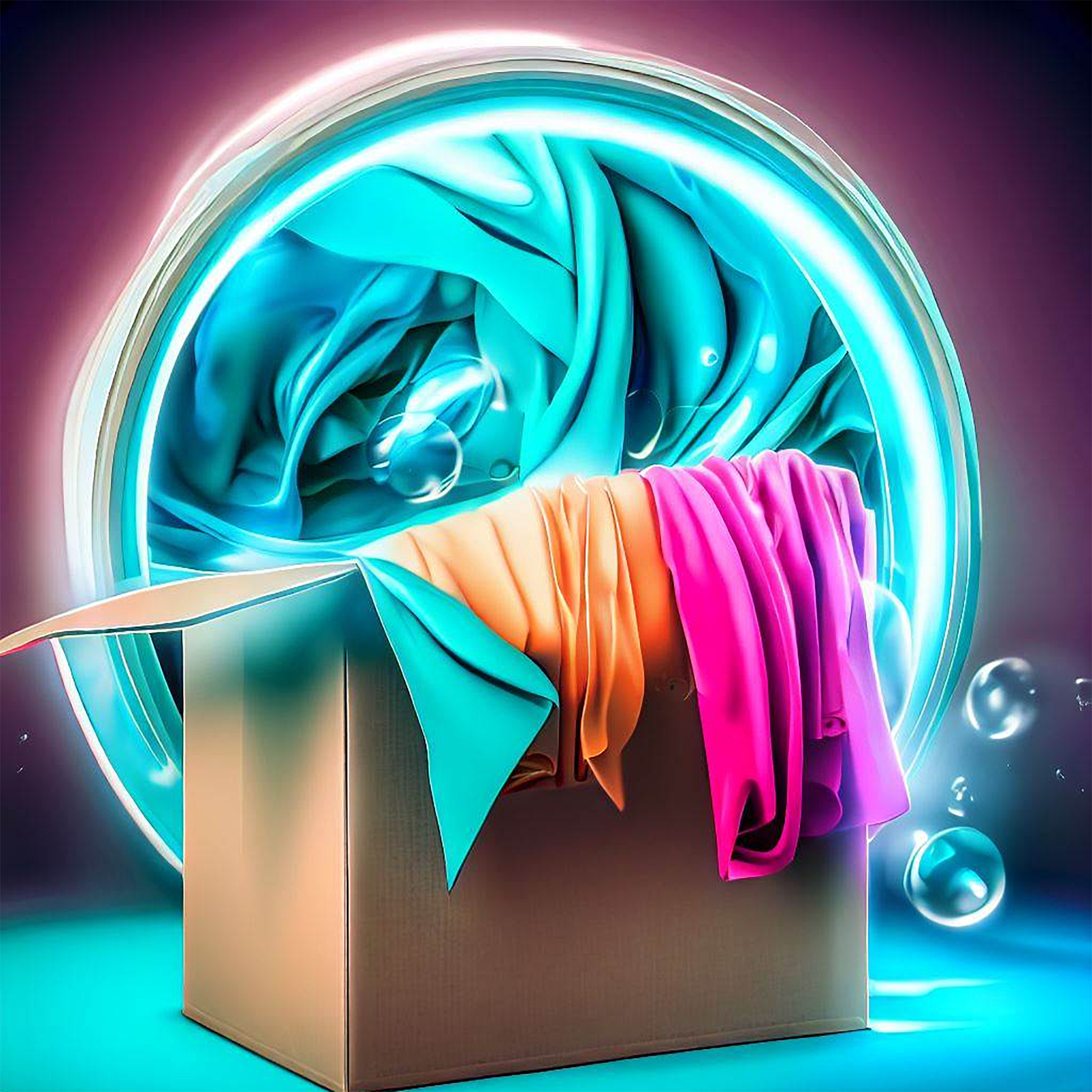 “Stretchy spandex fabric, shrinking mysteries revealed, Wash with Care and love.”