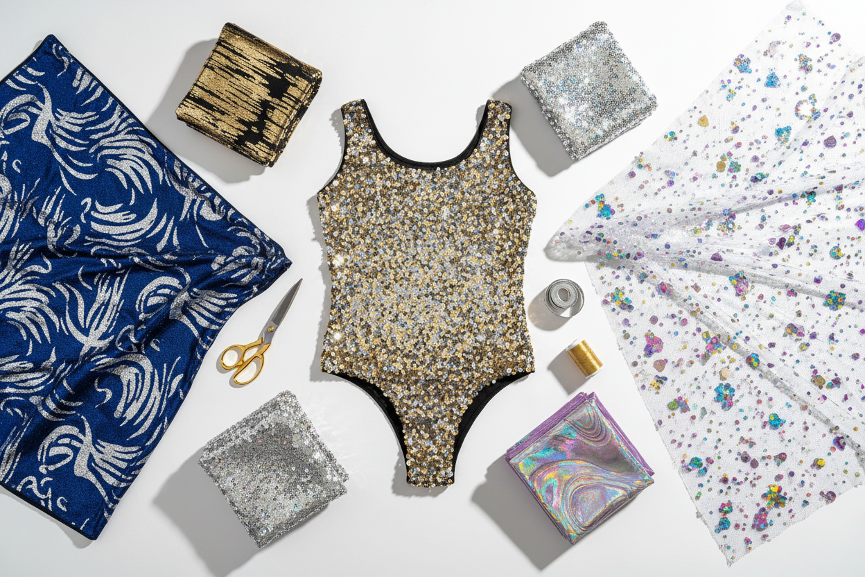 Unleashing the Magic of Spandex with Foiled and Sequin Accents in Swimwear, Dancewear, and Cosplay"