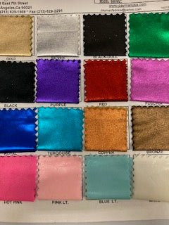 Color Card - Spandex Palace
