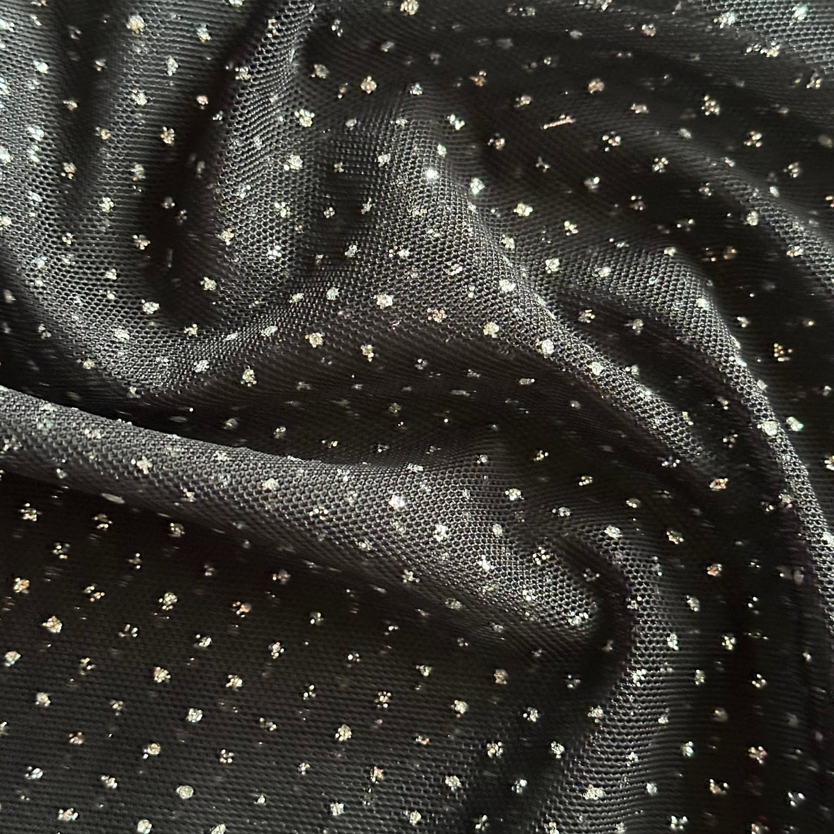Glitter Mesh Fabric by the Yard from Spandex Palace