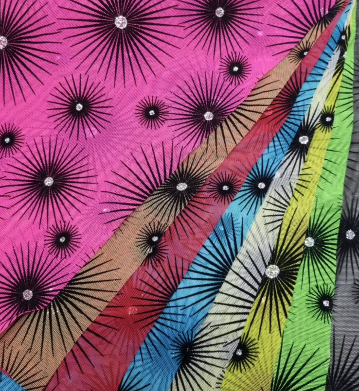 Spandex Flocked Fabric - Spandex Palace