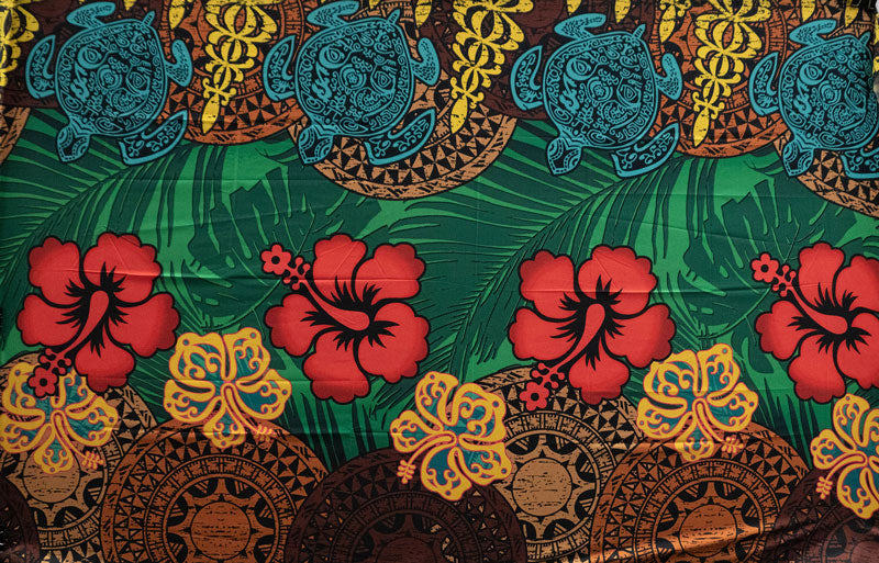 Hibiscus Turtle Assortment Sarong | Islands Fabric