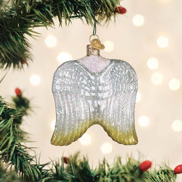 Sterling Angel Wings Ornament - Spandex PalaceOld World Christmas