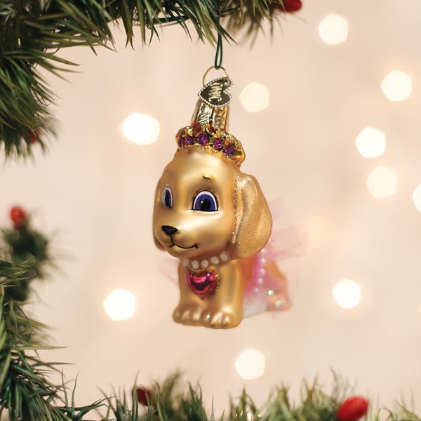 Princess Doggy Ornament - Spandex PalaceOld World Christmas