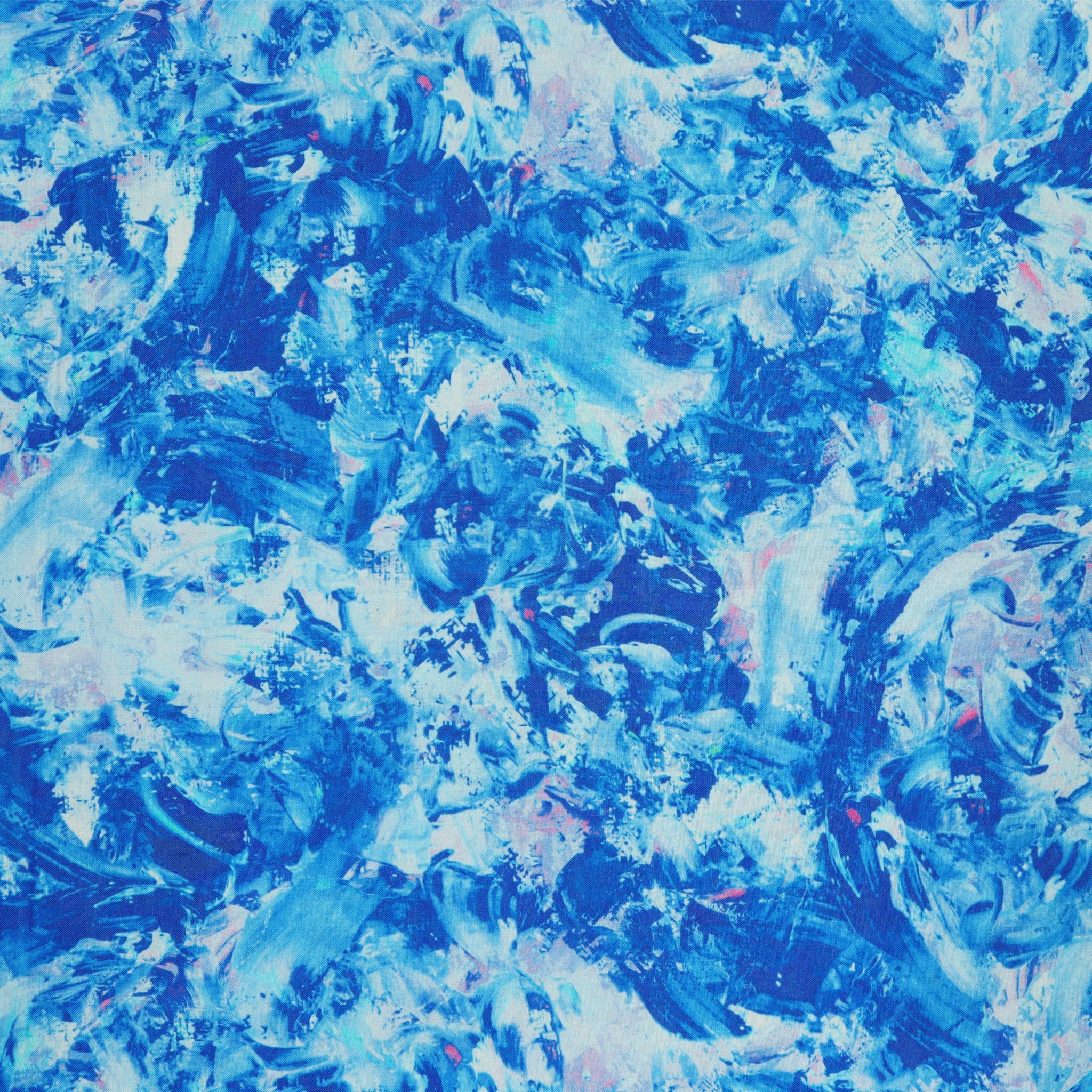 Paint Splash 108" Quilt Backing - Royal