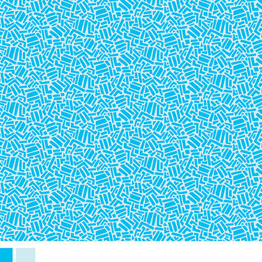 Dashes Sky Cheeto's World Cotton 44"/45" Fabric Per Yard