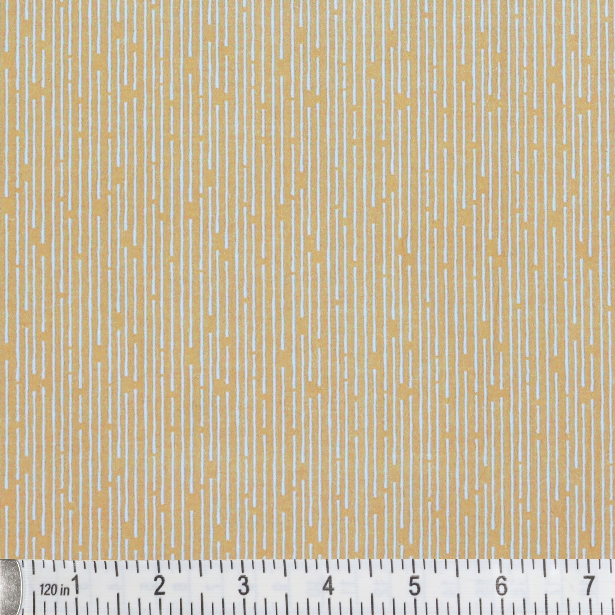 108" Line Up Quilt Backing - White on Yellow