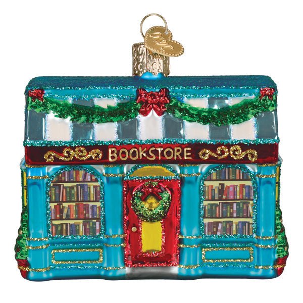 Bookstore Ornament - Spandex PalaceOld World Christmas