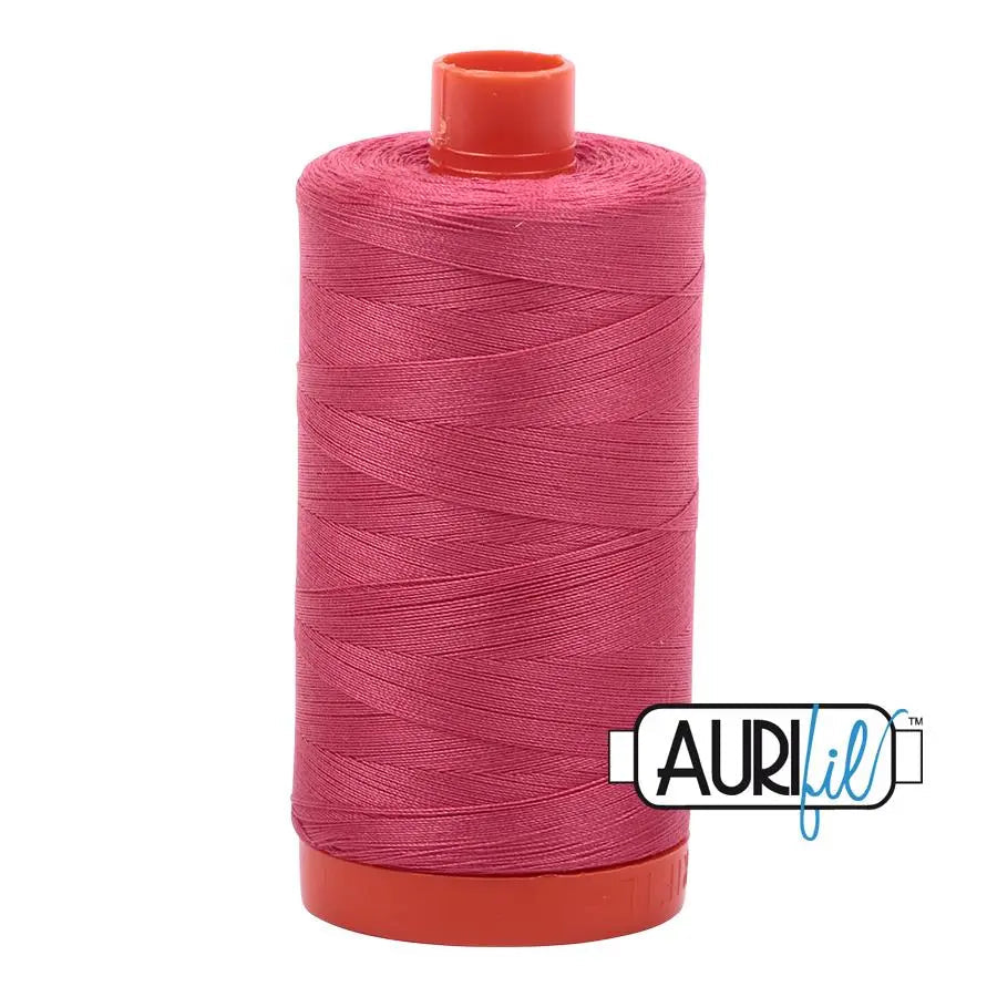 2440 Peony Aurifil Cotton 50wt Large Spool