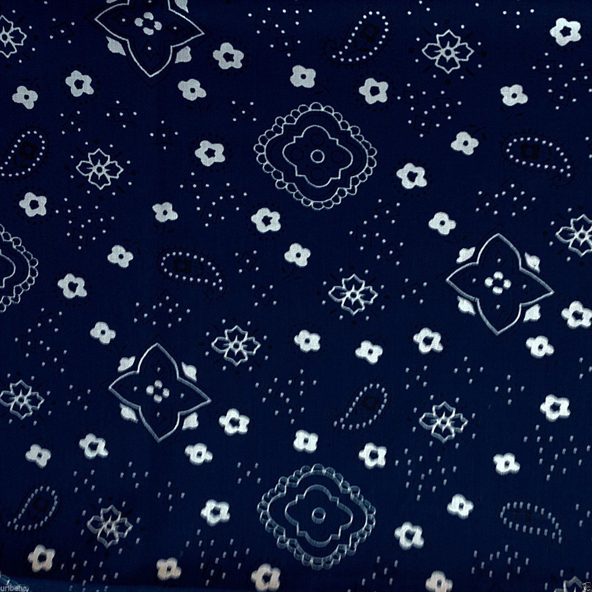 Bandana Print Poly Cotton Fabric