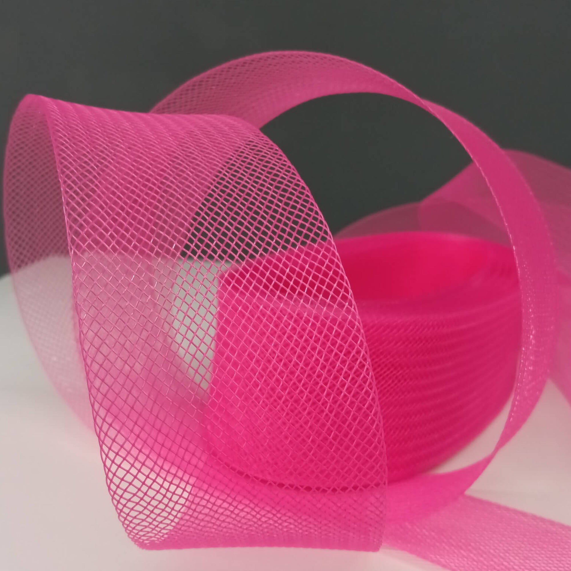 2" Wide Stiff Crinoline Webbing Horsehair Trim Braid | Crinoline Trim for Dress Hems, Millinery & Costume Design | Lace USA - Horse Hair 2" Wide