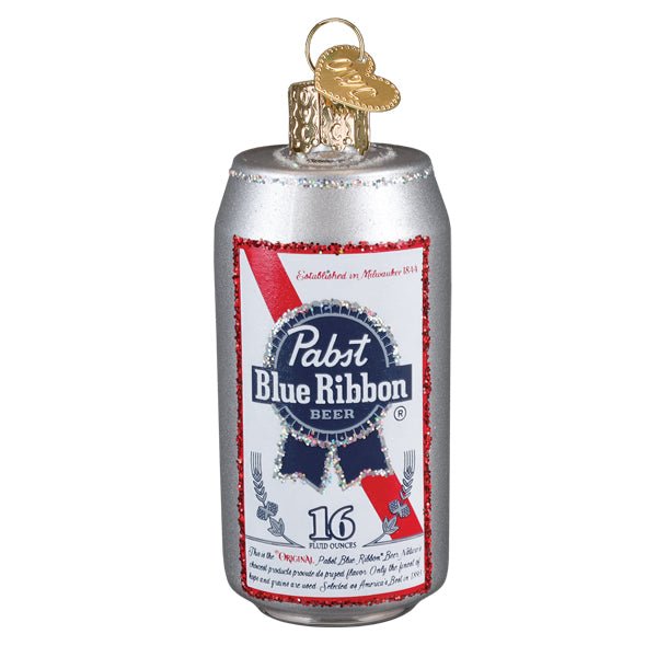 Pabst Blue Ribbon Beer Can Ornament - Spandex PalaceOld World Christmas