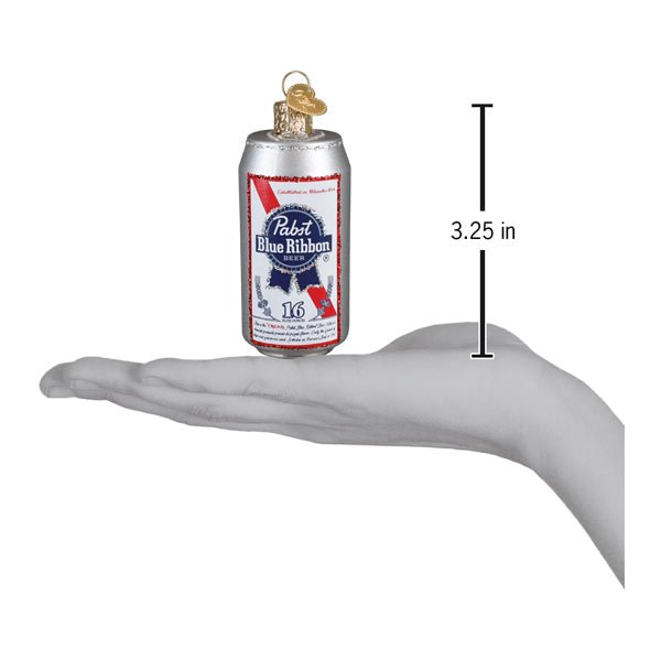 Pabst Blue Ribbon Beer Can Ornament - Spandex PalaceOld World Christmas