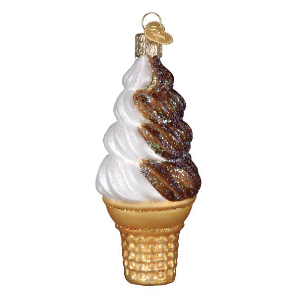 Chocolate Swirl Soft Serve Ornament - Spandex PalaceOld World Christmas