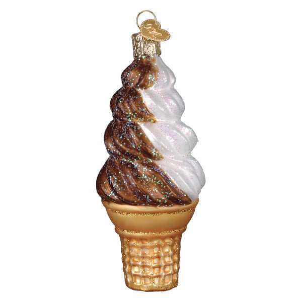 Chocolate Swirl Soft Serve Ornament - Spandex PalaceOld World Christmas