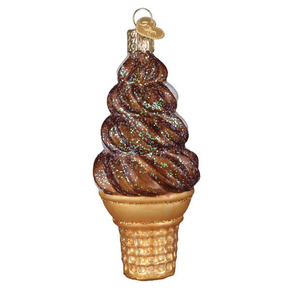 Chocolate Swirl Soft Serve Ornament - Spandex PalaceOld World Christmas