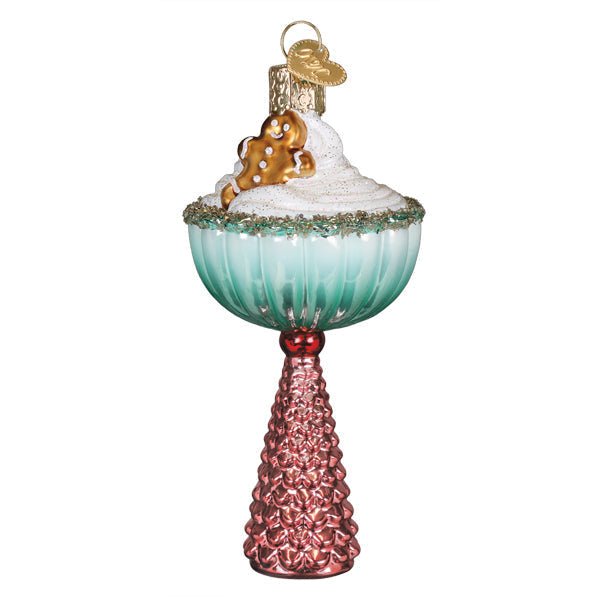 Gingerbread Glam Cocktail Ornament - Spandex PalaceOld World Christmas