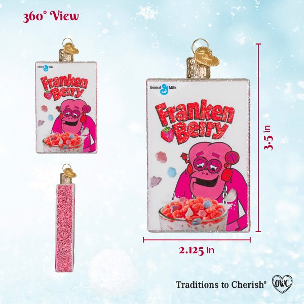 Franken Berry Box Ornament - Spandex PalaceOld World Christmas