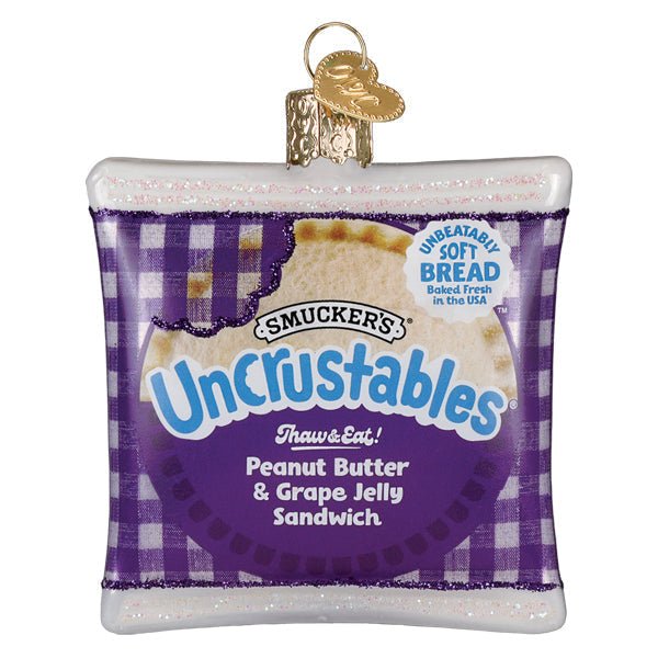 PB & Grape Uncrustables Sandwich Ornament - Spandex PalaceOld World Christmas