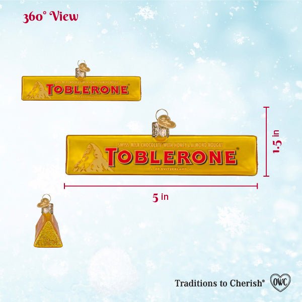 Toblerone Ornament - Spandex PalaceOld World Christmas