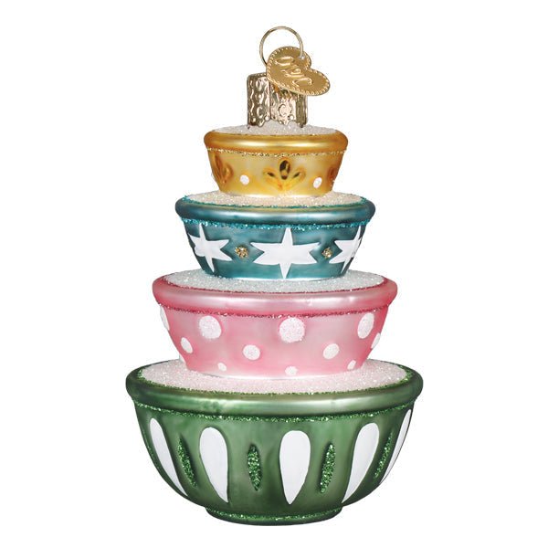 Stacked Mixing Bowls Ornament - Spandex PalaceOld World Christmas
