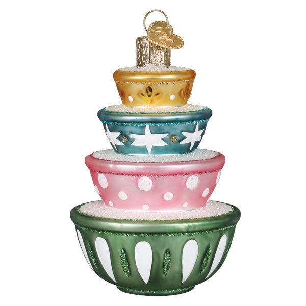 Stacked Mixing Bowls Ornament - Spandex PalaceOld World Christmas
