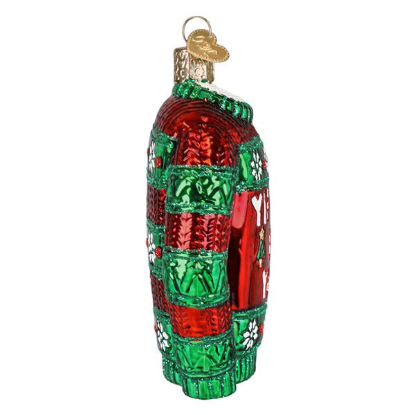 Yippee Ki Yay Sweater Ornament - Spandex PalaceOld World Christmas