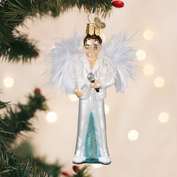 Elton John Ornament - Spandex PalaceOld World Christmas