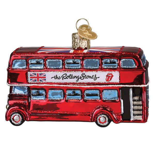 The Rolling Stones British Bus Ornament - Spandex PalaceOld World Christmas