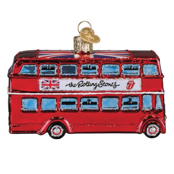 The Rolling Stones British Bus Ornament - Spandex PalaceOld World Christmas