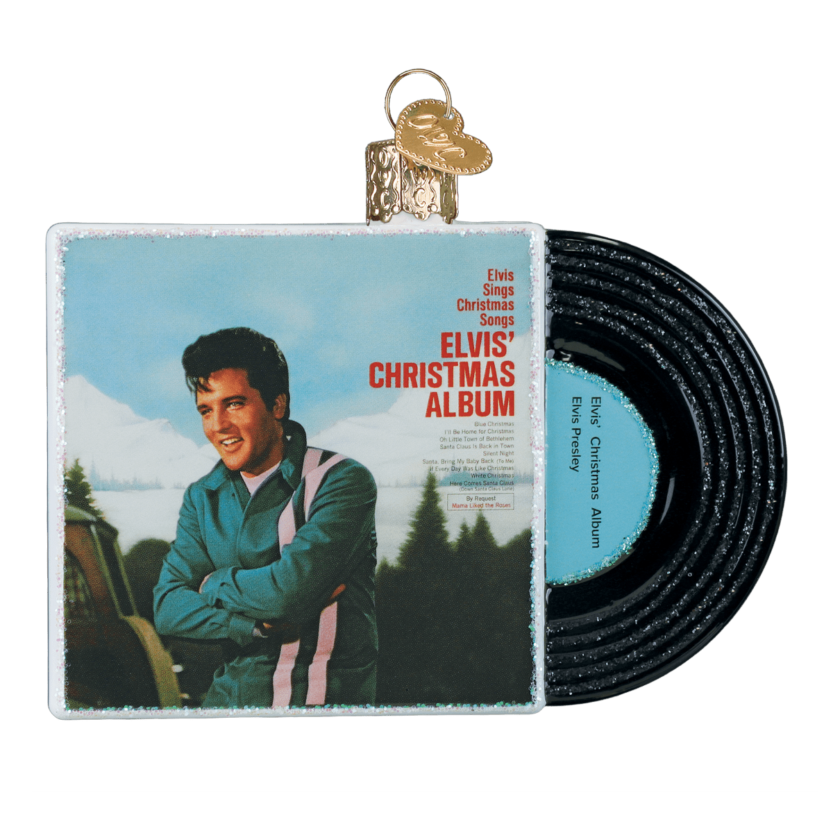 Elvis' Christmas Album Ornament - Spandex PalaceOld World Christmas