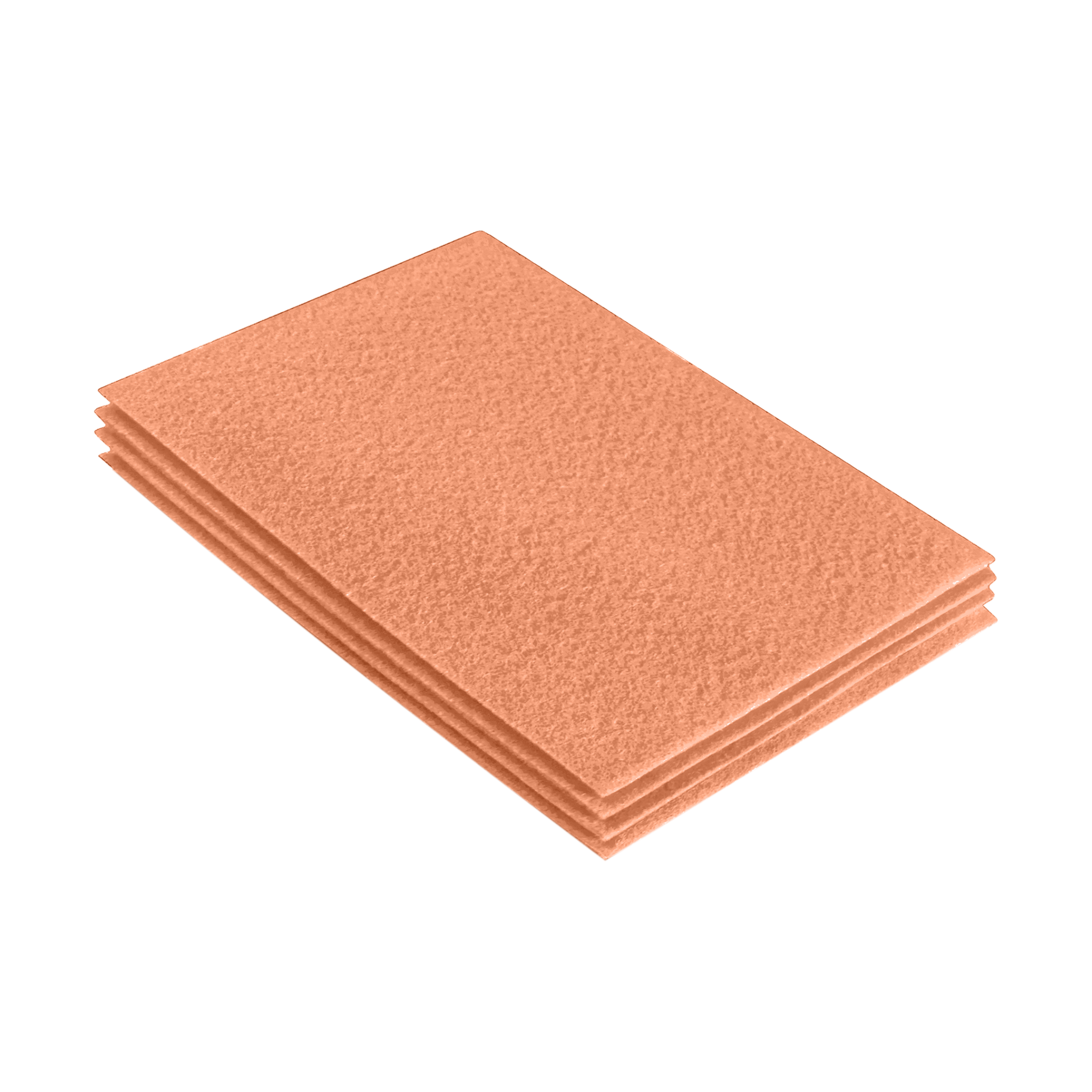 FabricLA Acrylic Felt 9"X12" Sheet Packs | Light Flesh