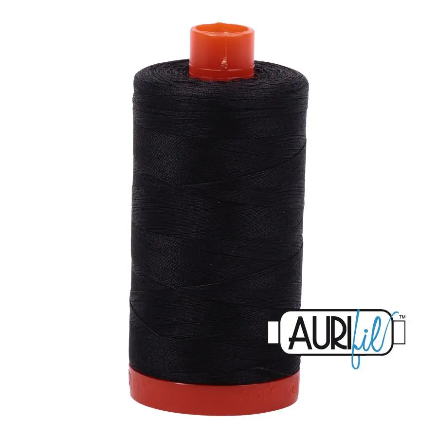 4241 Very Dark Grey Aurifil Cotton 50wt Large Spool