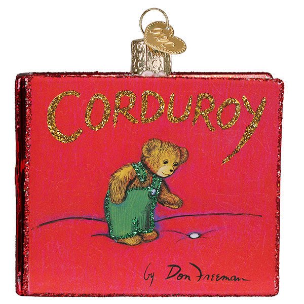 Corduroy Book Ornament - Spandex PalaceOld World Christmas