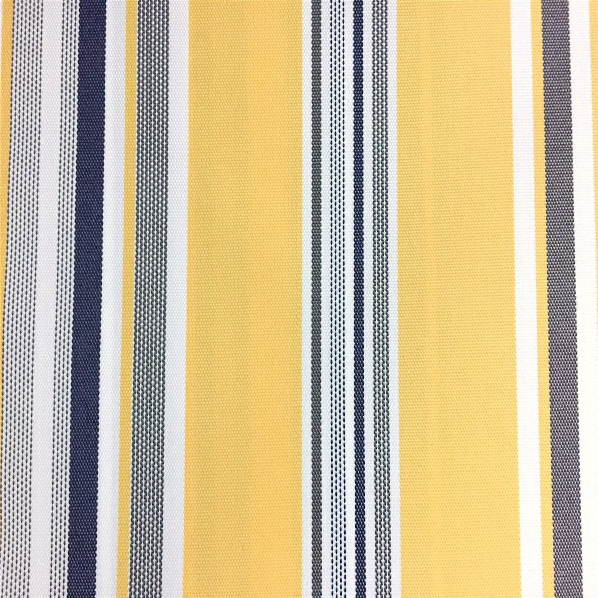 Multi Striped Oak 100% Waterproof Outdoor Canvas Patio Fabric | Spandex Palace