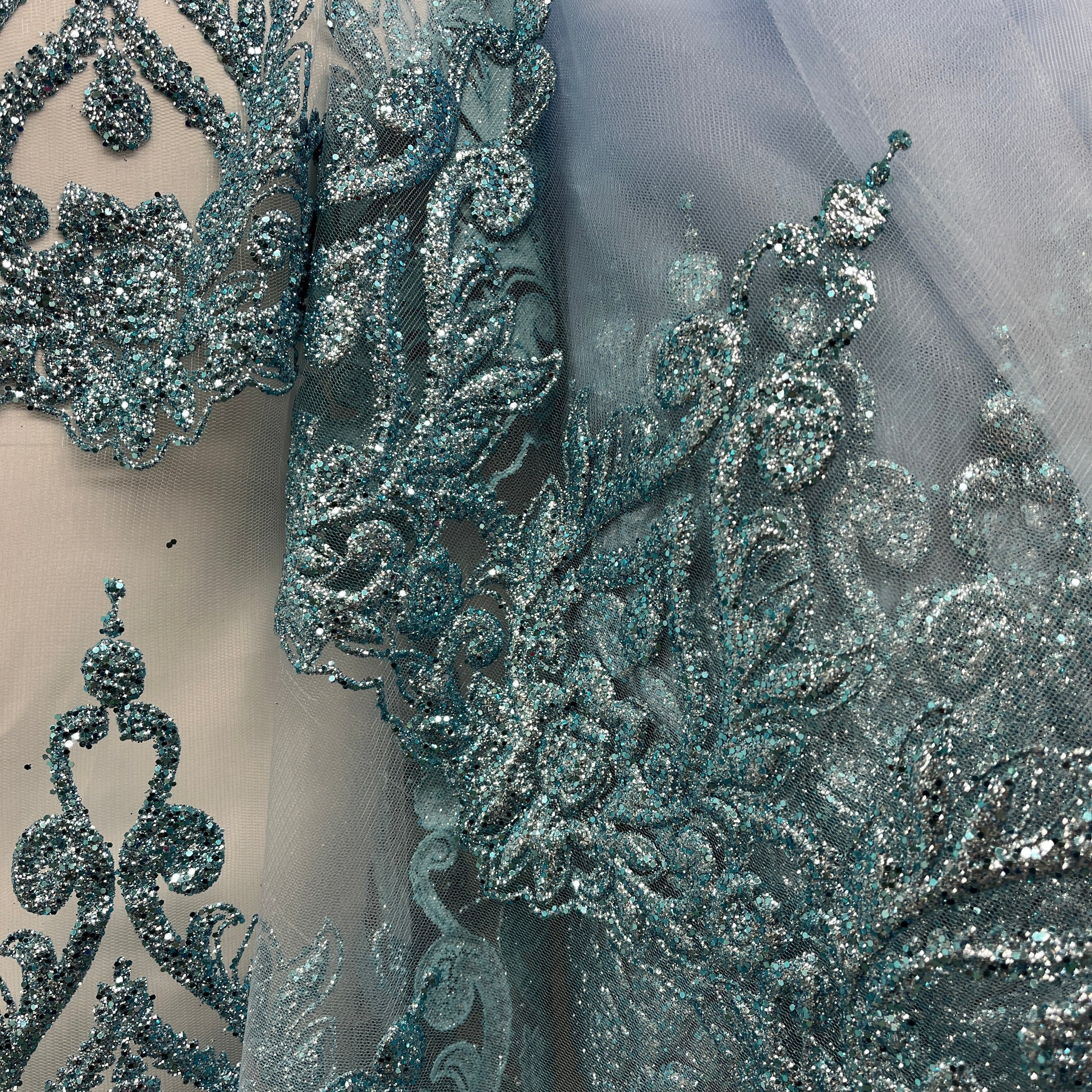 Glitter Mesh Fabric | Spandex Palace -GD-219