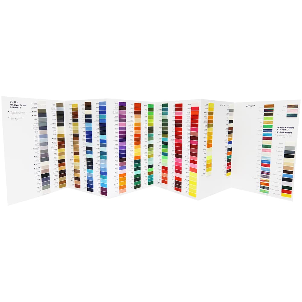 Fil-Tec, Glide Thread Color Card