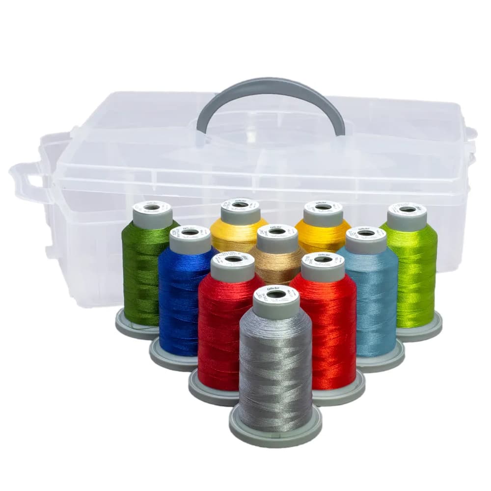 Kimberbell Red, White & Bloom Thread Collection (10 Spools)