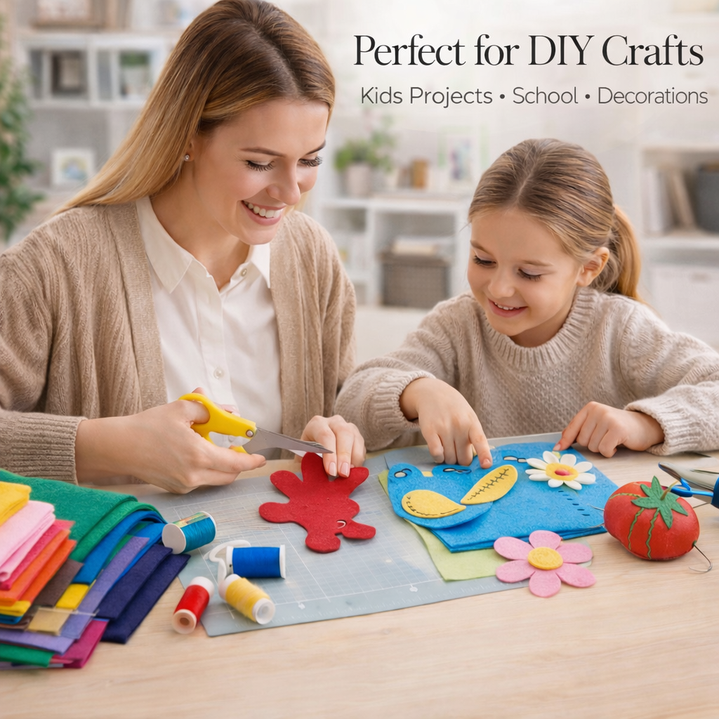 Acrylic Felt Fabric By The Yard 72 Inch Wide 1.6 mm