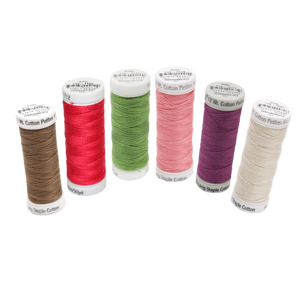 Sulky Petites, Spring Collection Thread Kit - 6 Spools