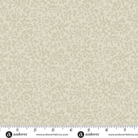 Linen Vine Moody Hues 108" Cotton Wideback Fabric Per Yard