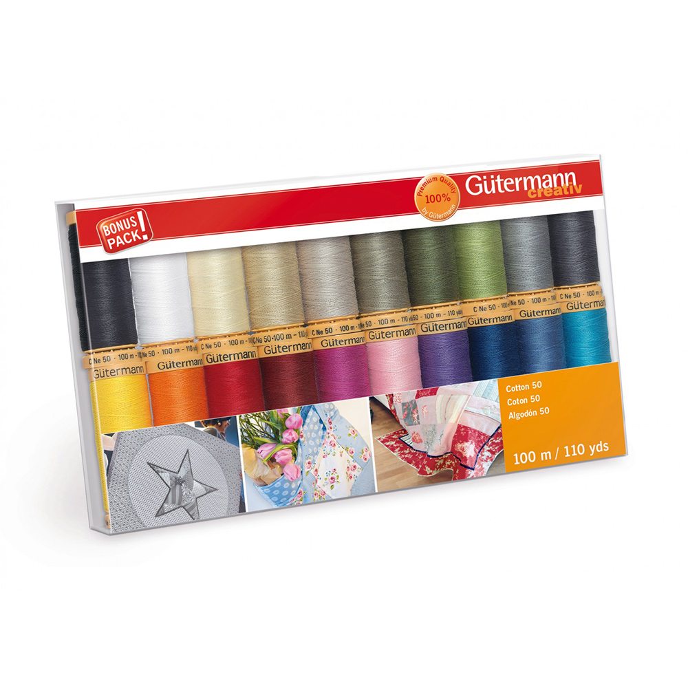 Gutermann Creativ Cotton Thread Set - Basics