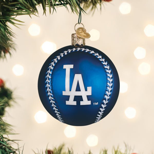 Dodgers Baseball Ornament - Spandex PalaceOld World Christmas