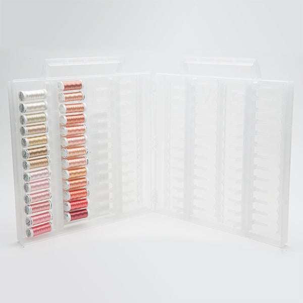 Sulky, Slimline Case with Light Flesh Tone Thread Collection - 26 Spools