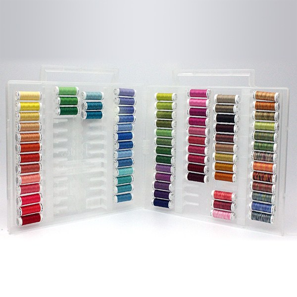 Sulky, Slimline Case with Cotton Petites Thread Dream Collection #2 - 80 Spools
