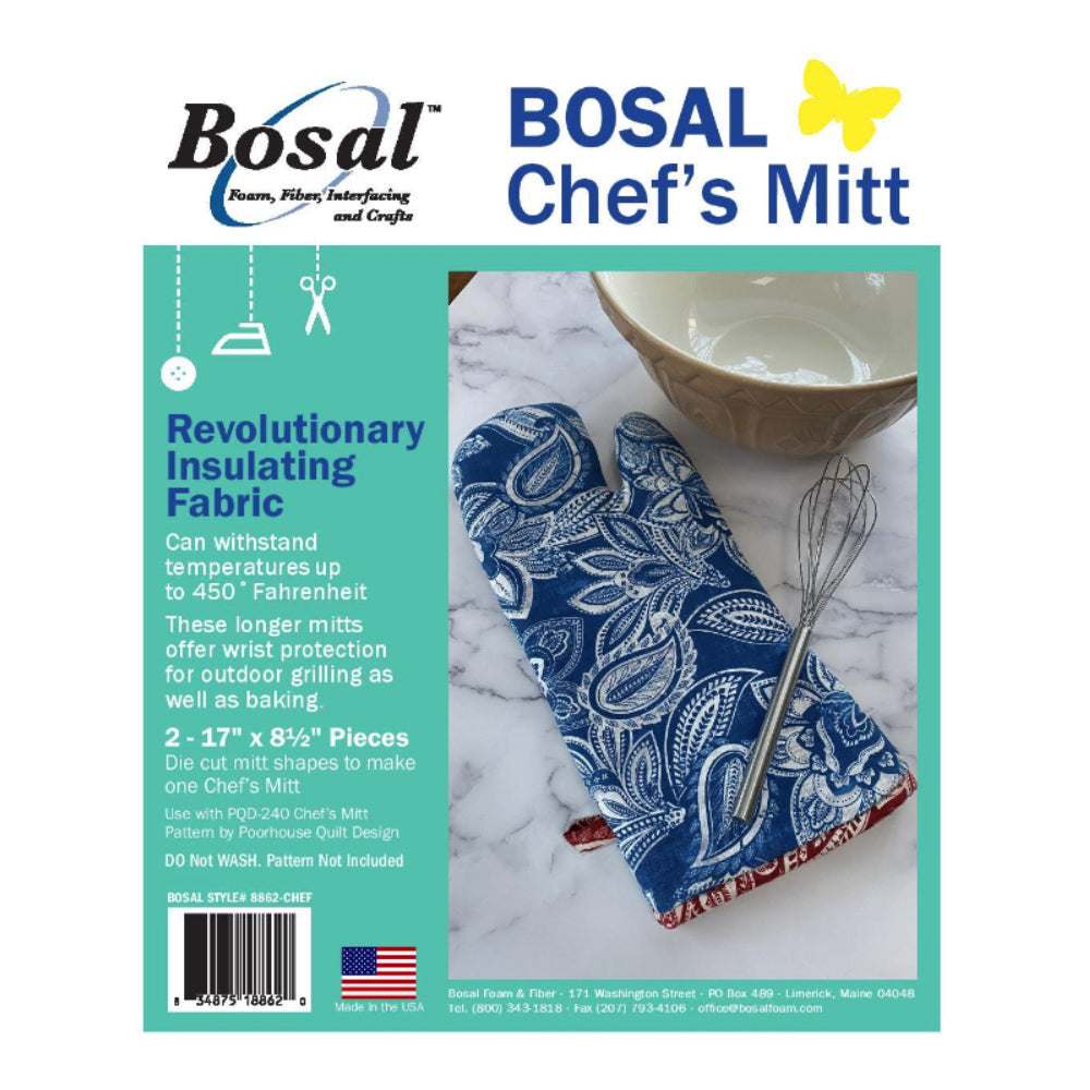 Bosal, Chef's Mitt Batting - 17" x 8-1/2"