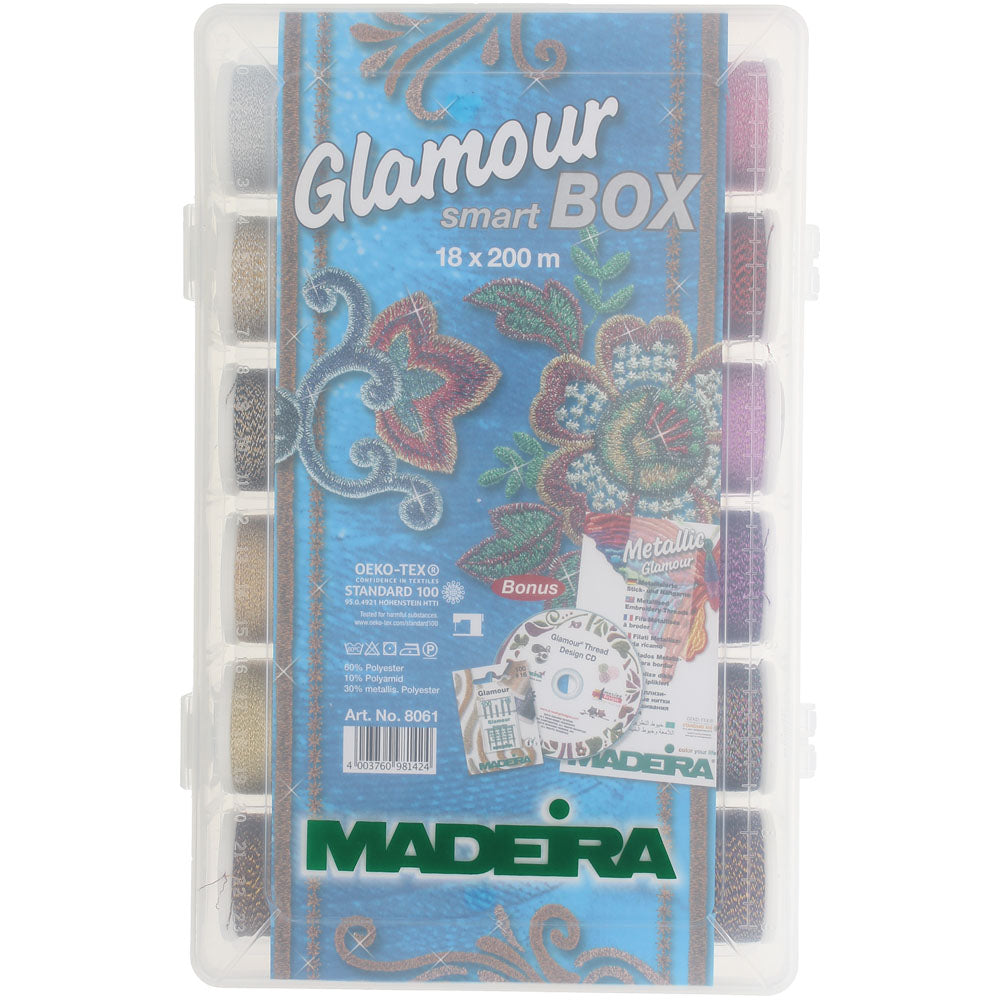 Madeira Smartbox Glamour Metallic Thread - 18pk