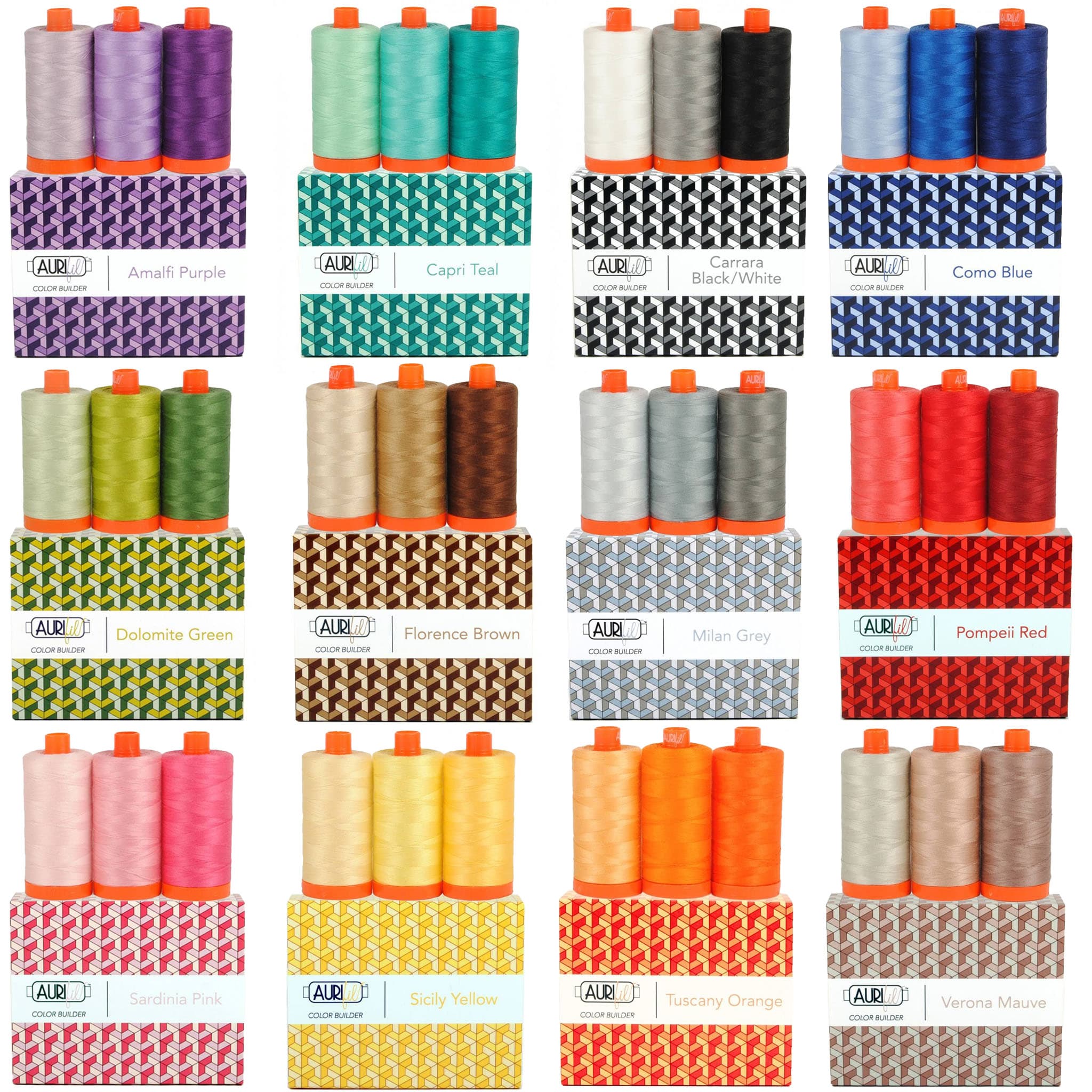 Aurifil, Color Builder 3pc Thread Set