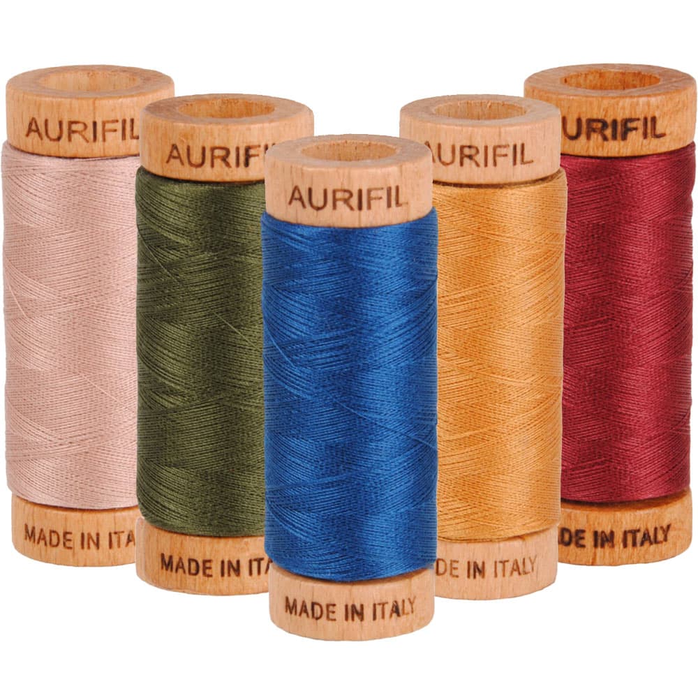 Aurifil 80wt Mako Cotton Thread (300yds)
