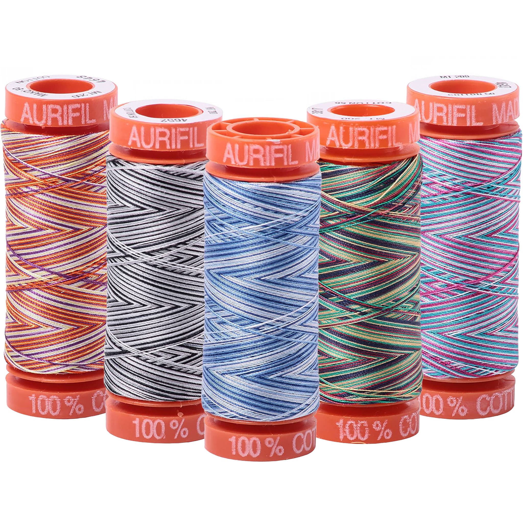 Aurifil 50wt Mako Cotton Variegated Thread (220yds)
